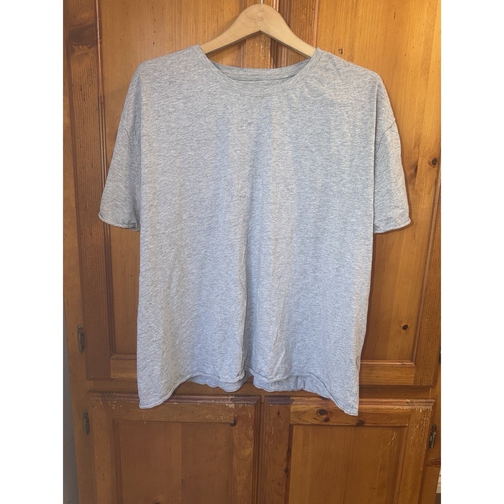 Free People Women's XL Nina Tee T-Shirt Gray Oversized Casual Knit Relaxed Top
